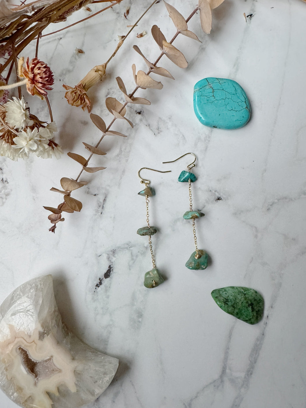 Chunky Turquoise Dangles